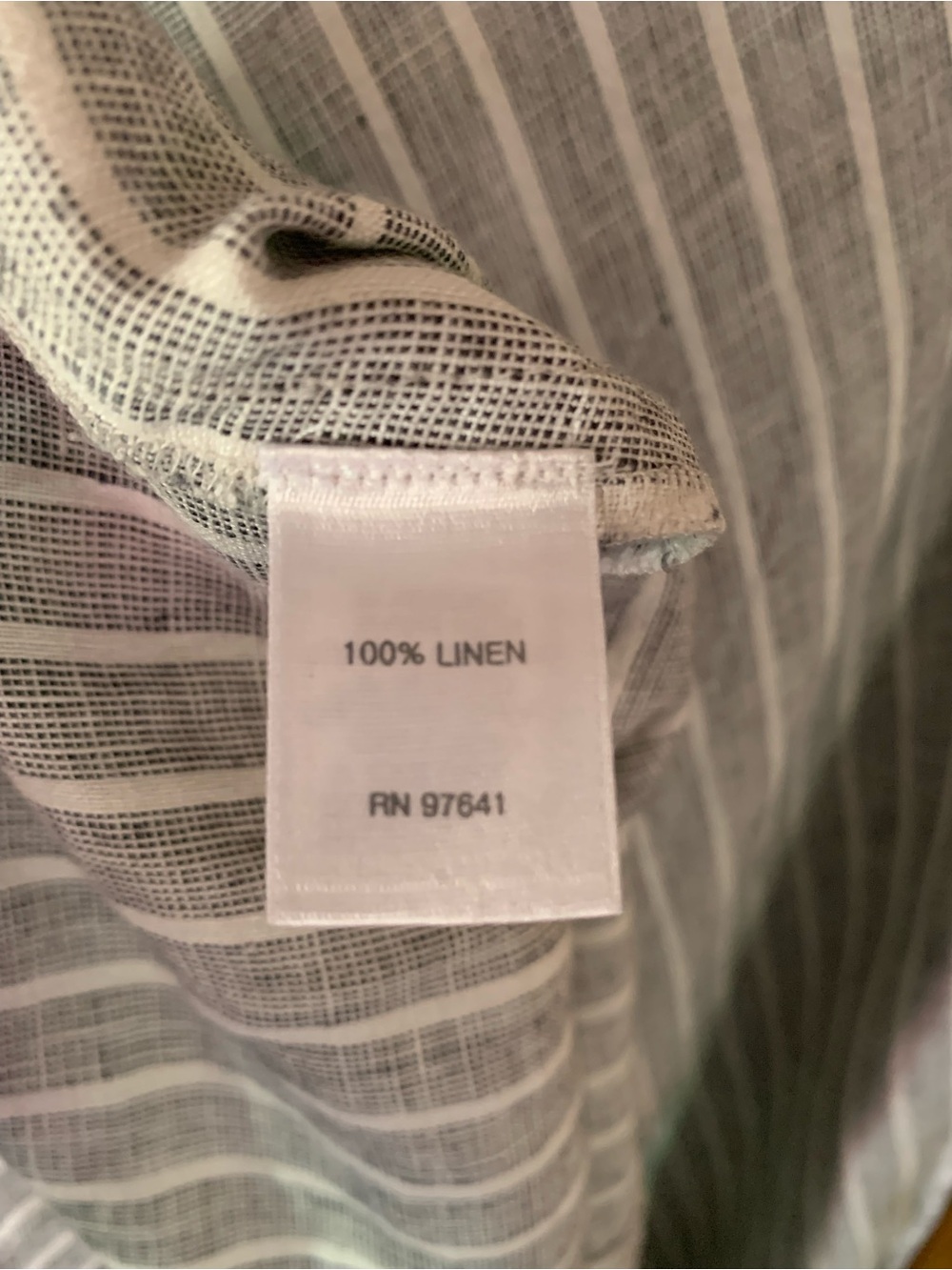 J.Jill love linen Sleeveless Light Gray Striped Midi Dress Medium Petite - Picture 5 of 6
